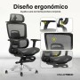 Chaise de Bureau Owlotech Noir | Tienda24 - Global Online Shop Tienda24.eu