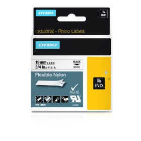 Cinta laminada para máquinas rotuladoras Rhino Dymo ID1-9 Amarelo Preto 9 x 1,5 mm (5 Unidades) | Tienda24 - Global Online Shop Tienda24.eu