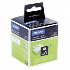 Drucker-Etiketten Dymo S0722370 89x28 mm Weiß von Dymo, Klebeetiketten und Aufkleber - Ref: M0505519, Preis: 17,23 €, Rabatt: %