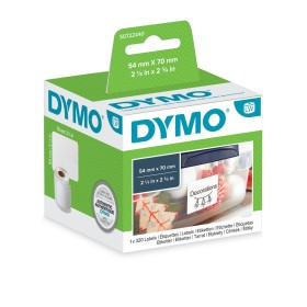 Laminiertes Klebeband zur Kennzeichnung von Maschinen Dymo S0722440 Weiß Papier von Dymo, Klebeetiketten und Aufkleber - Ref:...