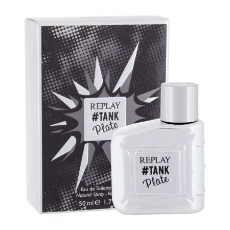 Herrenparfüm Replay EDT Tank Plate For Him (50 ml) | Tienda24 - Global Online Shop Tienda24.eu