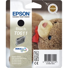 Cartouche d'encre originale Epson T0611 Noir de Epson, Toners et encre pour imprimante - Réf : M0505907, Prix : 16,47 €, Remi...