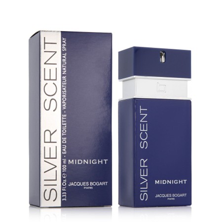 Men's Perfume Jacques Bogart EDT Silver Scent Midnight 100 ml | Tienda24 - Global Online Shop Tienda24.eu