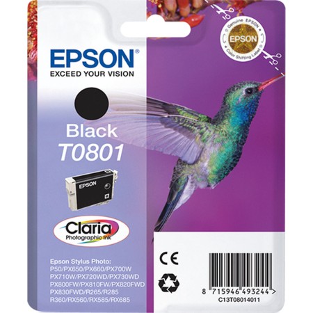 Original Tintenpatrone Epson C13T08014011 Schwarz von Epson, Toner und Druckertinte - Ref: M0505932, Preis: 17,64 €, Rabatt: %