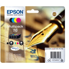 Cartucho de Tinta Original Epson Multipack 16 Negro de Epson, Tóners y tinta de impresora - Ref: M0506011, Precio: 55,62 €, D...