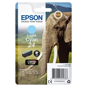 Tinteiro de Tinta Original Epson C13T24254012 Ciano Claro de Epson, Toners e tinta de impressora - Ref: M0506045, Preço: 16,4...