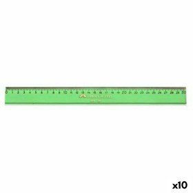 Régua Faber-Castell Verde 30 cm (10 Unidades) de Faber-Castell, Réguas e esquadros - Ref: S8437754, Preço: 53,32 €, Desconto: %