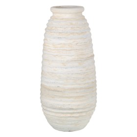 Vase Weiß Terrakotta 26 x 28 x 48 cm | Tienda24 - Global Online Shop Tienda24.eu