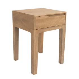 Mesa de apoio Bege Bambu 49,5 x 49,5 x 37,5 cm | Tienda24 - Global Online Shop Tienda24.eu