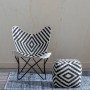 Armchair White Black 75 x 75 x 95 cm | Tienda24 - Global Online Shop Tienda24.eu