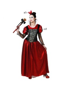 Costume per Adulti Regina di Cuori da BigBuy Carnival, Adulti - Ref: S1135032, Precio: €24.73, Descuento: %