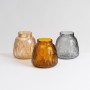 Vase Amber Glass 15 x 15 x 15 cm | Tienda24 - Global Online Shop Tienda24.eu