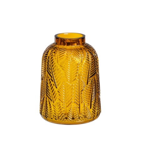 Vase Amber Glass 15 x 15 x 20 cm | Tienda24 - Global Online Shop Tienda24.eu