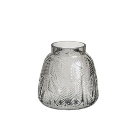 Vase White Champagne Aluminium Crystal 19,5 x 19,5 x 51 cm | Tienda24 - Global Online Shop Tienda24.eu