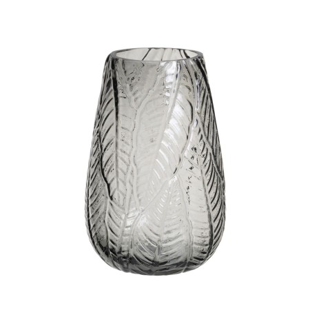 Vase Grey Glass 17 x 17 x 26 cm | Tienda24 - Global Online Shop Tienda24.eu