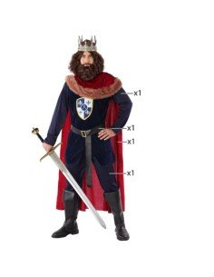 Costume per Adulti Re Medievale Adulto da BigBuy Carnival, Adulti - Ref: S1135038, Precio: €24.51, Descuento: %