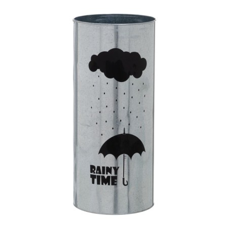 Regenschirmständer Schwarz Silberfarben rund 20 x 20 x 46 cm | Tienda24 - Global Online Shop Tienda24.eu