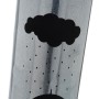 porte-parapluie Noir Argenté Rond 20 x 20 x 46 cm | Tienda24 - Global Online Shop Tienda24.eu