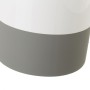 Vase White Grey Ceramic 15 x 15 x 25 cm | Tienda24 - Global Online Shop Tienda24.eu