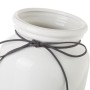 Vase Blanc Gris Céramique 15 x 15 x 25 cm | Tienda24 - Global Online Shop Tienda24.eu