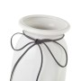 Vase White Grey Ceramic 11 x 11 x 30,5 cm | Tienda24 - Global Online Shop Tienda24.eu