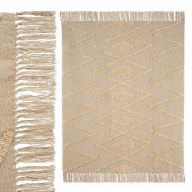 Alfombra Home ESPRIT Beige Natural Boho 160 x 230 x 1 cm | Tienda24 - Global Online Shop Tienda24.eu