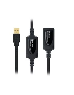 Cabo USB 2.0 A para USB B NANOCABLE 10.01.0102-BK Preto 1 m | Tienda24 Tienda24.eu