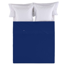 Drap Alexandra House Living Bleu Blue marine 280 x 270 cm de Alexandra House Living, Draps et taies d'oreiller - Réf : D16003...