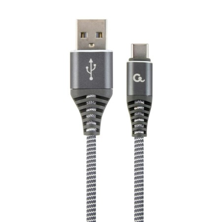 Câble USB A vers USB C GEMBIRD CC-USB2B-AMCM-1M-WB2 Gris Blanc/Gris 1,8 m | Tienda24 - Global Online Shop Tienda24.eu