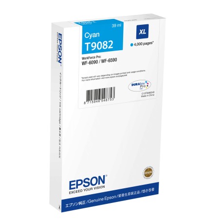 Cartuccia ad Inchiostro Originale Epson C13T90824N Azzurro Ciano di Epson, Toner e inchiostro per stampante - Rif: M0506949, ...