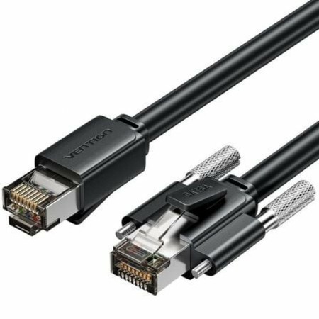 Cabo RJ45 Categoria 6 FTP Rígido Vention IBUBK Preto 8 m | Tienda24 - Global Online Shop Tienda24.eu