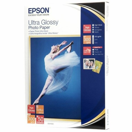 Papel fotográfico mate Epson C13S041944 (1 Unidade) | Tienda24 - Global Online Shop Tienda24.eu