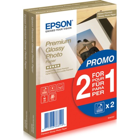 Papel Fotográfico Brillante Epson 235B904 80 Hojas (1 unidad) de Epson, Papel de impresión - Ref: M0507671, Precio: 16,02 €, ...