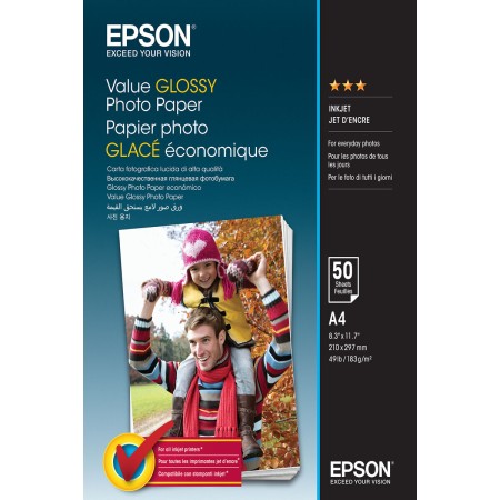 Glänzendes Photopapier Epson C13S400036 A4 (1 Stück) | Tienda24 - Global Online Shop Tienda24.eu