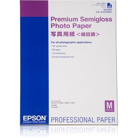 Pack de Tinta e Papel Fotográfico Epson Premium Semigloss Photo Paper, DIN A2, 250 g 25 Folhas (1 Unidade) de Epson, Papel de...