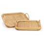 Jeux de plateaux Romimex Beige Bois Bambou 40 x 30 x 9 cm 2 Pièces | Tienda24 - Global Online Shop Tienda24.eu