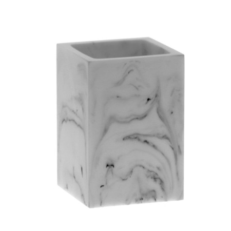 Portaspazzolini da Denti Alexandra House Living Grigio Acrilico Plastica 7 x 10 x 7 cm | Tienda24 - Global Online Shop Tienda24.eu