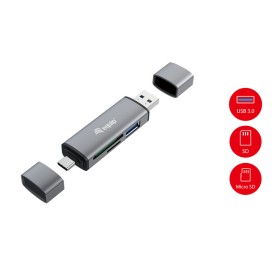 Lecteur de Cartes Equip 245460 Noir Gris (1 Unité) de Equip, Hubs USB - Réf : M0508199, Prix : 15,13 €, Remise : %