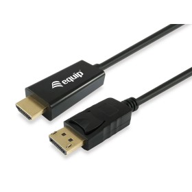 Cable HDMI Equip 119391 Negro 3 m de Equip, Adaptadores DVI-HDMI - Ref: M0508222, Precio: 16,09 €, Descuento: %