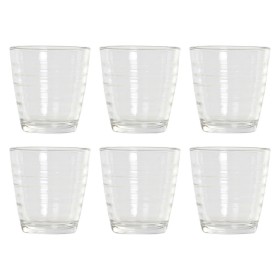 Set de Vasos Home ESPRIT Transparente Cristal Con relieve (6 Unidades) | Tienda24 - Global Online Shop Tienda24.eu