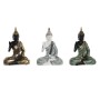 Decorative Figure DKD Home Decor 19 x 10 x 26,5 cm Blue Golden Buddha Green Oriental (3 Pieces) | Tienda24 - Global Online Shop Tienda24.eu