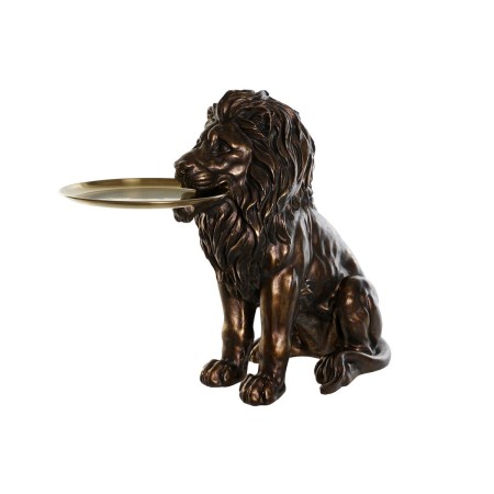 Figura Decorativa DKD Home Decor 51,5 x 27 x 63 cm León Cobre | Tienda24 - Global Online Shop Tienda24.eu