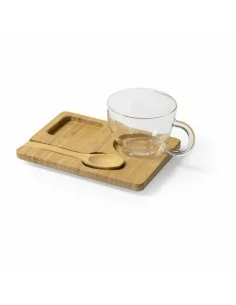 Set of Mugs with Saucers Versa Sweet Porcelain (6 Pieces) (9 x 14 x 14 cm) | Tienda24 Tienda24.eu