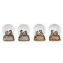 Christmas nativity set Home ESPRIT Multicolour Resin Aluminium Crystal 8 x 8 x 10 cm (4 Units) | Tienda24 - Global Online Shop Tienda24.eu