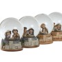 Christmas nativity set Home ESPRIT Multicolour Resin Aluminium Crystal 8 x 8 x 10 cm (4 Units) | Tienda24 - Global Online Shop Tienda24.eu