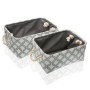 Basket set Versa Nasir Textile (2 Pieces) (35 x 16 x 25 cm) | Tienda24 - Global Online Shop Tienda24.eu