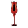 Candleholder Red Crystal 13,5 x 4,5 x 13,5 cm | Tienda24 - Global Online Shop Tienda24.eu