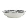 Assiette creuse Rayures Porcelaine Noir Blanc 20 x 4,7 x 20 cm | Tienda24 - Global Online Shop Tienda24.eu