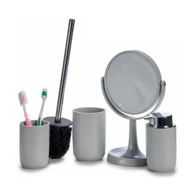 Set de Baño Gris Plástico | Tienda24 - Global Online Shop Tienda24.eu