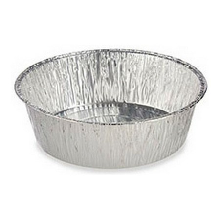 Set of trays Silver Aluminium 25 x 8 x 25 cm (Ø 20 x 7 cm) | Tienda24 - Global Online Shop Tienda24.eu